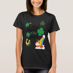 Cutest Clover In The Patch St Paddy's Day Leprecha T-Shirt