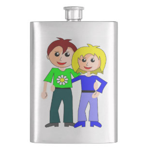 CUTEST COUPLE HIP FLASK