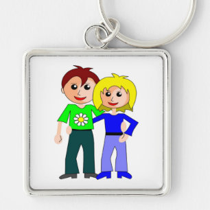 CUTEST COUPLE KEY RING