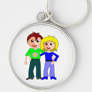 CUTEST COUPLE KEY RING