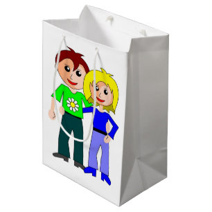 CUTEST COUPLE MEDIUM GIFT BAG
