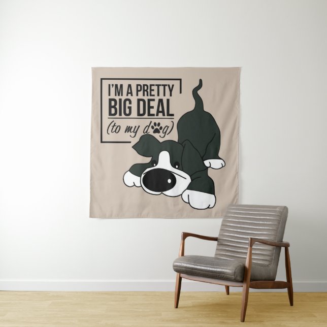 Cutest Dog Ever Tapestry (In Situ)