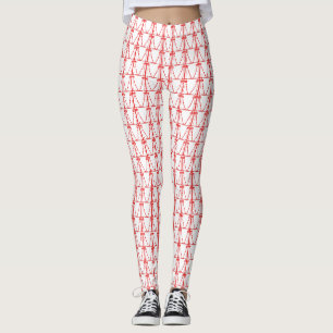 Cutest Ever, Coconut Trees Silhouette Christmas Leggings