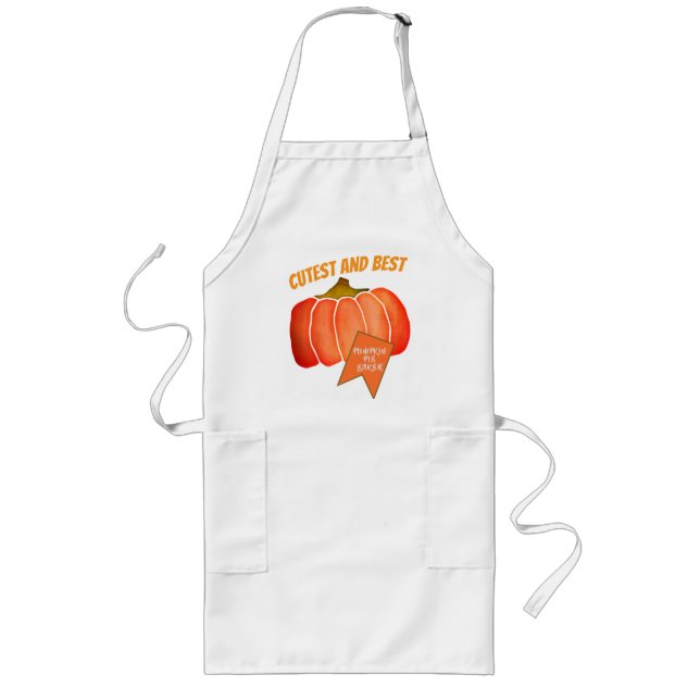 Cutest Fall Pumpkin  Long Apron (Front)