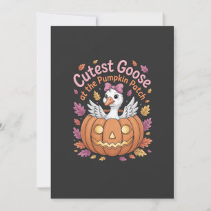 Cutest Goose at the Pumpkin Patch Thanksgiving   Announcement
