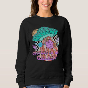 Cutest In The Galaxy Valentine's Day Boy Girls Spa Sweatshirt