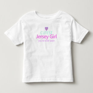 Cutest jersey Girl Toddler T-Shirt