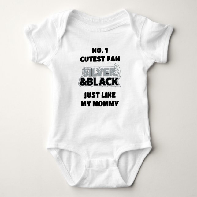 Cutest Las Vegas Football Fan Baby Bodysuit (Front)