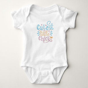 Cutest Little Chick Easter Bodysuit