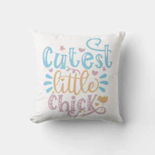 Cutest Little Chick Easter Cushion