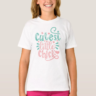 Cutest Little Chick Easter T-Shirt for Kids
