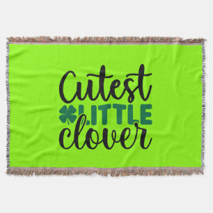 Cutest Little Clover Charm-60277 Throw Blanket
