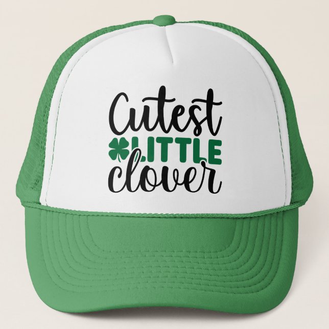 Cutest Little Clover Charm-60277 Trucker Hat (Front)