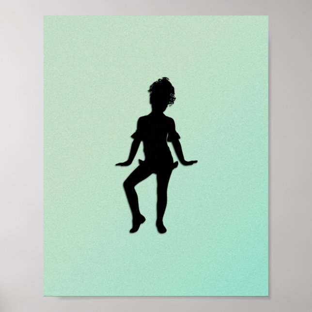 Cutest Little Dancer Green  Poster (Front)