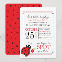 Cutest Little Ladybug Kids Birthday Party
