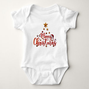 Cutest little snowflake baby's first christmas baby bodysuit