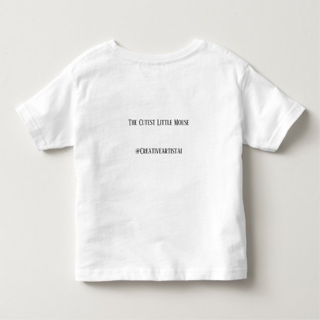 Cutest Little Toddler Shirt  (Back)