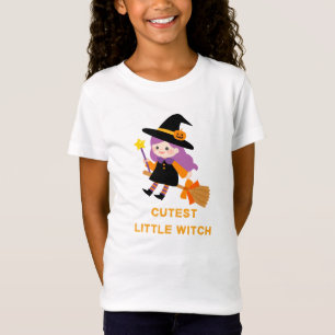 Cutest little witch halloween T-Shirt