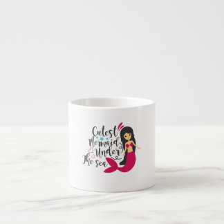 Cutest Mermaid Under The Sea Espresso Cup