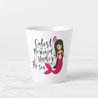 Cutest Mermaid Under The Sea Latte Mug