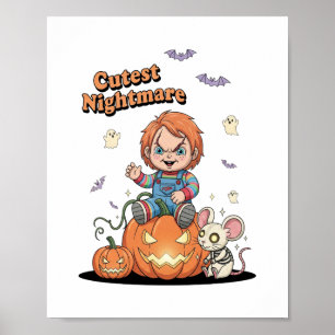 Cutest Nightmare Chucky Halloween Poster