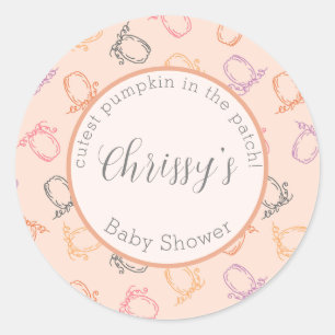 Cutest Pumpkin Classic Round Sticker