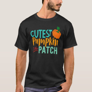 CUTEST PUMPKIN IN THE PATCH Fall Season Toddler Bo T-Shirt