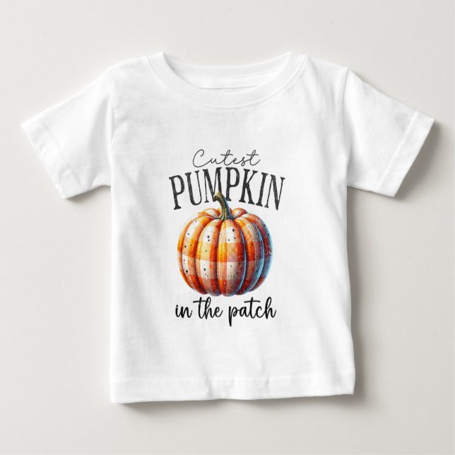 Cutest Pumpkin In The Patch - Fall T-Shirt (Front)