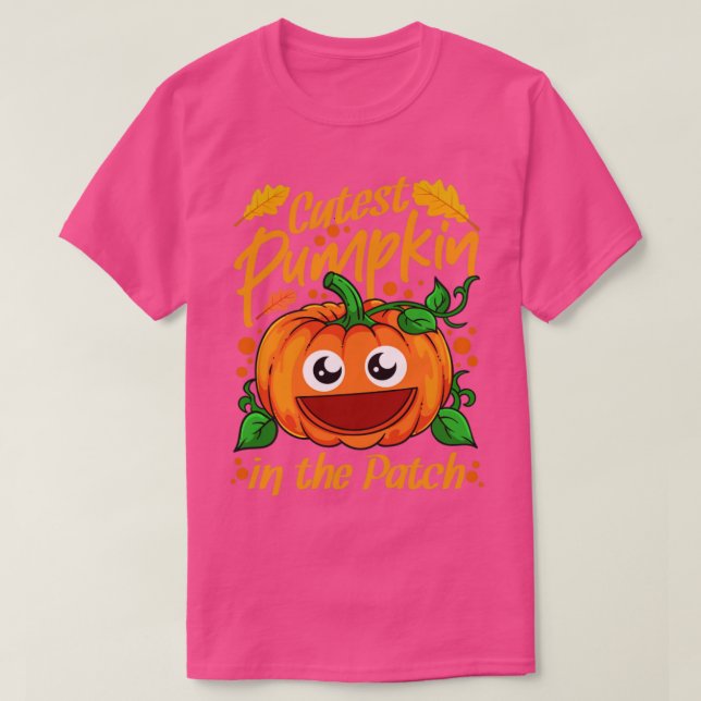 Cutest Pumpkin In The Patch Halloween1 T-Shirt (Design Front)