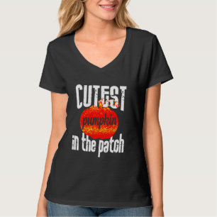 Cutest Pumpkin In The Patch Halloween Party Fall S T-Shirt