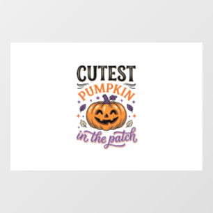 Cutest Pumpkin In The Patch Halloween Shirt Design
