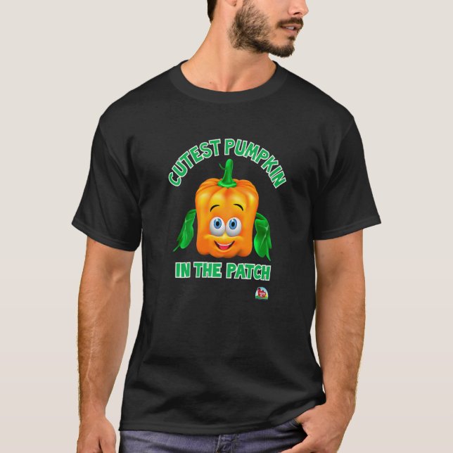 Cutest Pumpkin in the Patch  Spookley the Square P T-Shirt (Front)