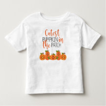 Cutest Pumpkin in the Patch Toddler Ruffle Tee