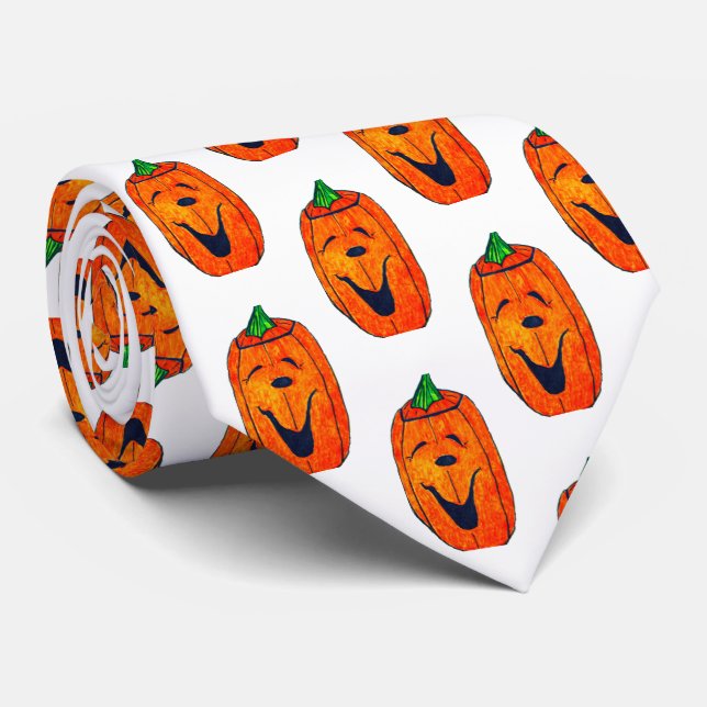 CUTEST PUMPKIN   TIE (Rolled)