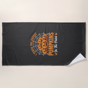 Cutest Pumpkins In The Patch Teacher Halloween_1 Beach Towel