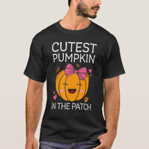 Cutest Pumpkins In The Patch Thanksgiving Girls T-Shirt