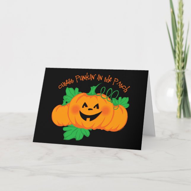 Cutest Punkin' Patch Card (Front)