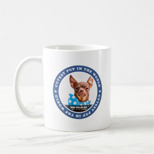 Cutest Pup In the World Dog Pet Photo Coffee Mug