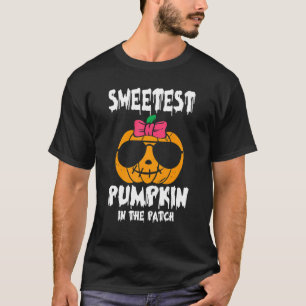 Cutest Sweetest Pumpkin In The Patch Halloween Tod T-Shirt