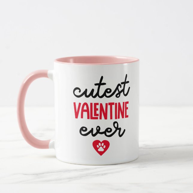 Cutest Valentine Ever ..from your Rottweiler Mug (Left)