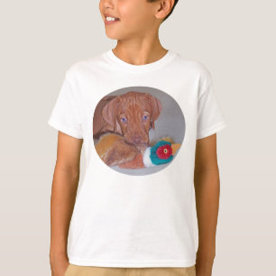 Cutest Vizsla Puppy with first Pheasant! Tshirt