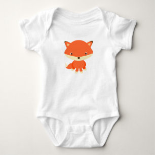 Cutesy Baby Fox - Baby bodysuit