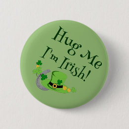 Cutesy Luck for the Irish 6 Cm Round Badge