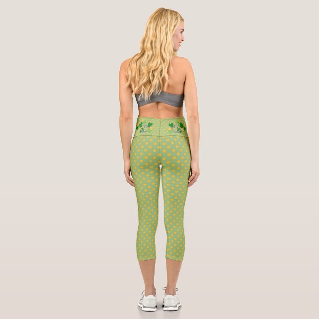 Cutesy Luck for the Irish High Waisted Capris (Back)