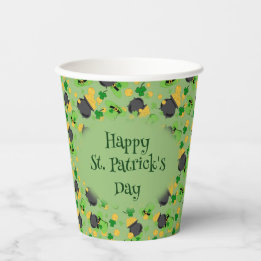 Cutesy Luck for the Irish Paper cup