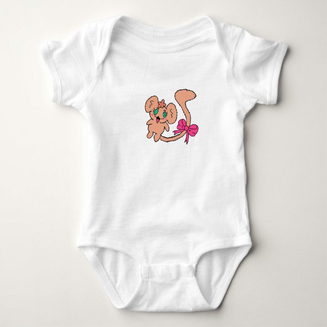 Cutesy Monkey Baby Top (Front)