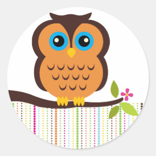 Cutesy Owl Stickers
