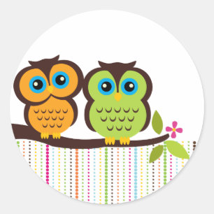 Cutesy Owl Stickers