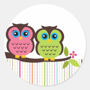 Cutesy Owl Stickers