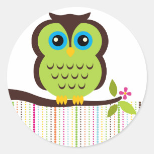 Cutesy Owl Stickers